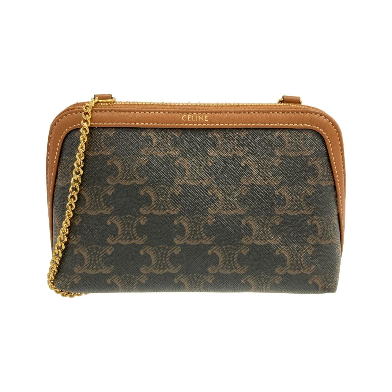 セリーヌ トリオンフ ブラウン