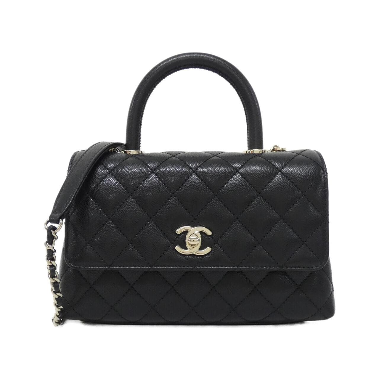 CHANEL ココハンドル 黒