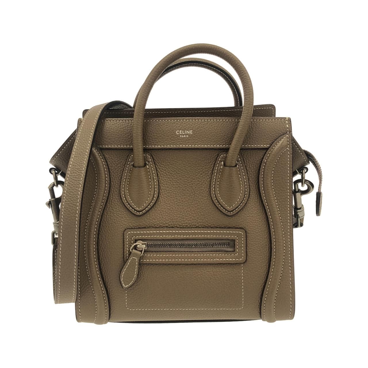 セリーヌ ラゲージ ナノ グレー